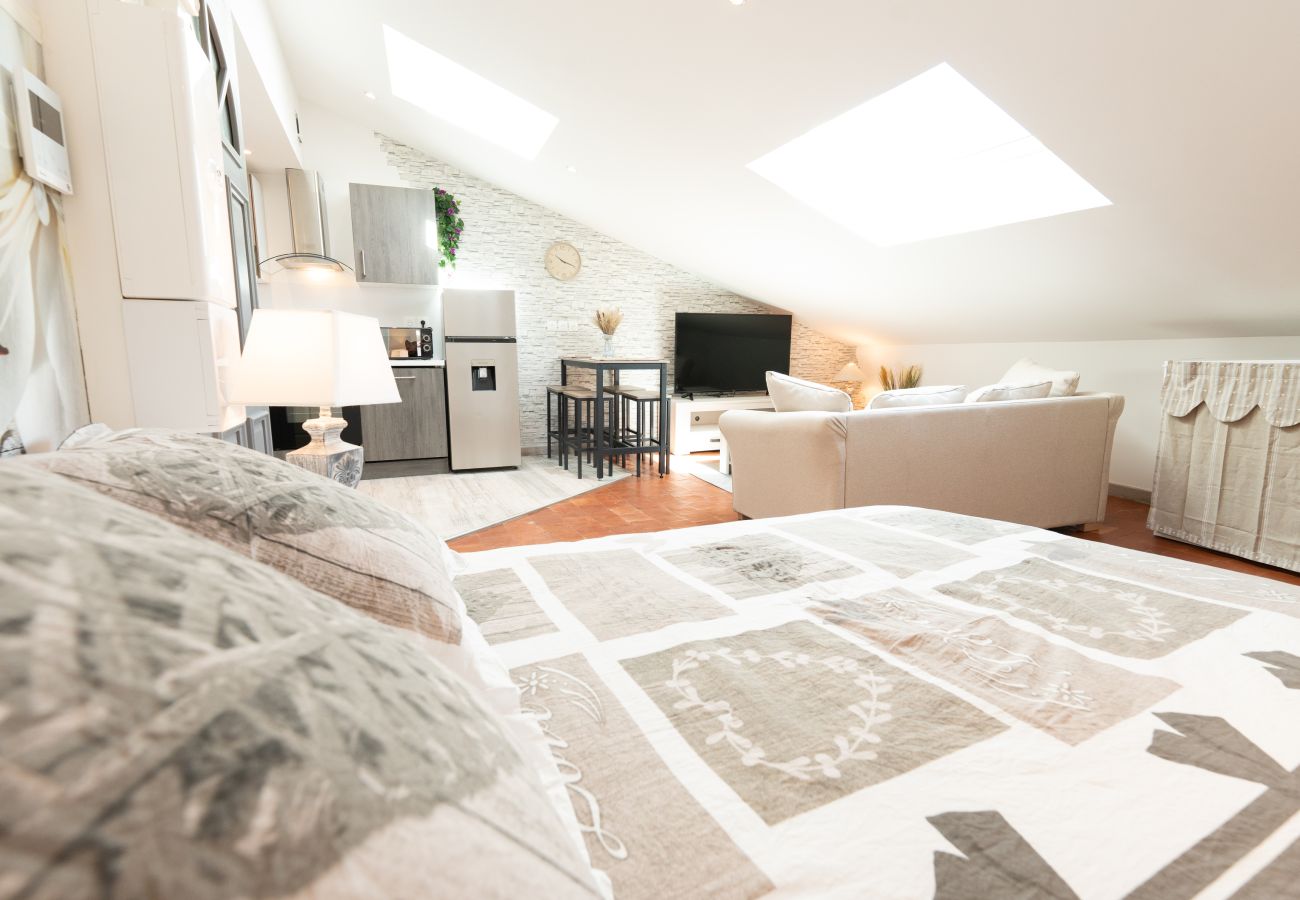 Studio à Riez - Appartement le Mansardé-Le charme sous les toits-3 étoiles