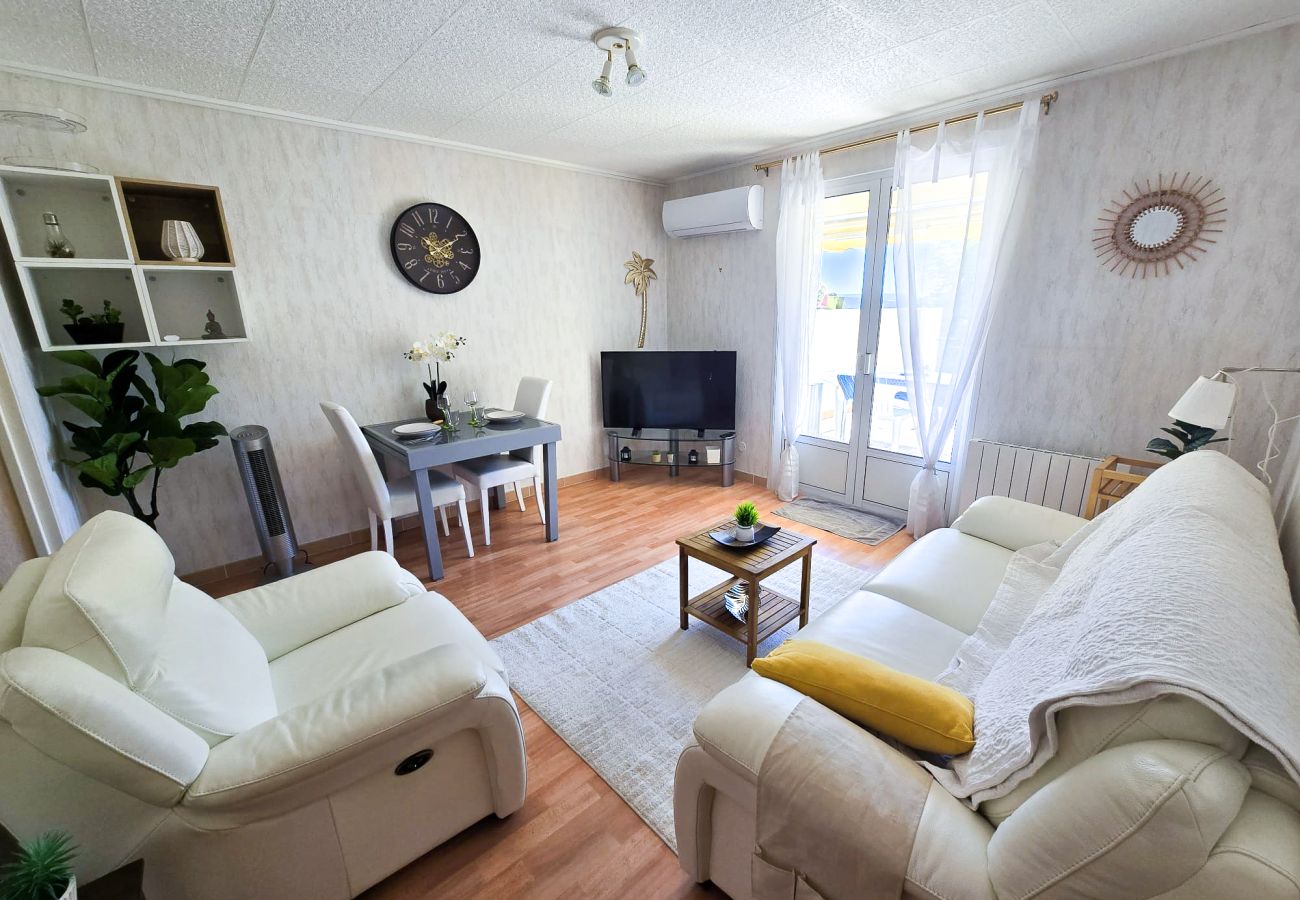 Appartement à Gréoux-les-Bains - Appartement Fontaine - 2 pers - clim - ascenseur - terrasse - parking